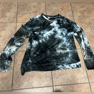Hello Mello Tie-Dye Long Sleeve Pajama Shirt